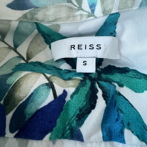 Reiss “Fiji” Summer Cuban Collar Viscose Floral Shirt, Alex Costa style - Picture 5 of 6